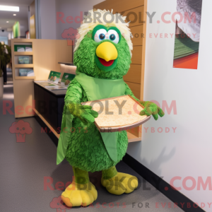 Mascot character of a Green...