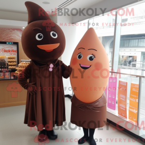 Mascot character of a Peach...