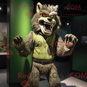 Mascot character of a Olive...