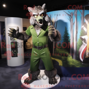 Mascot character of a Olive...