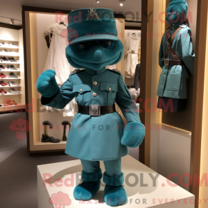 Postava maskota Teal...