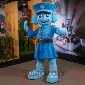 Mascottefiguur van een...
