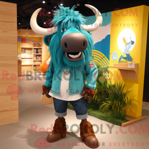 Mascottefiguur van een...
