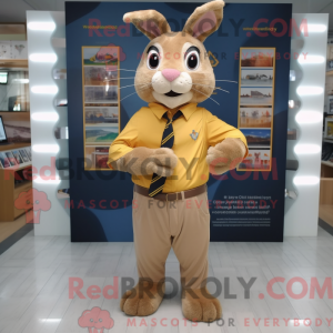 Mascottefiguur van een...