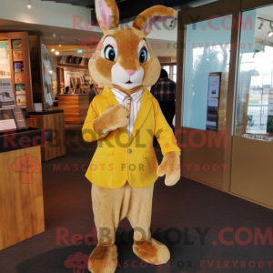 Mascottefiguur van een...