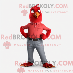 Mascot character of a Red...