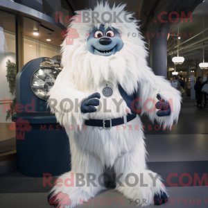 Mascot character of a Navy...