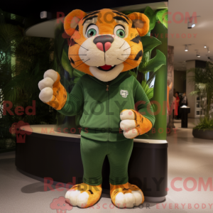 Mascot character of a Olive...