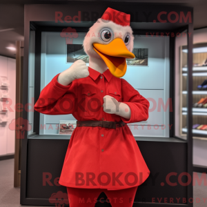 Mascottekarakter van een...