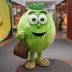 Mascot character of a Lime...