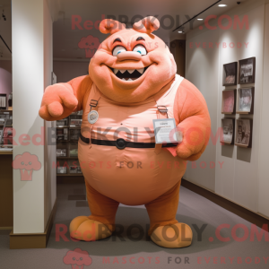 Maskot-karakter av en...