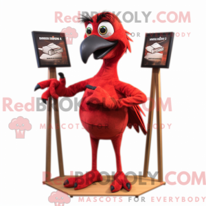 Mascot character of a Red...