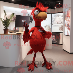 Mascot character of a Red...