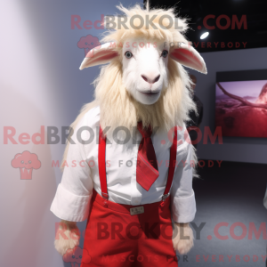 Mascot character of a Red...