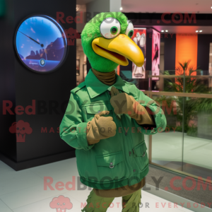 Mascottefiguur van een...