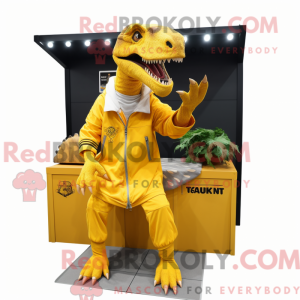 Mascot karakter van een...