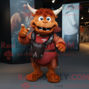 Mascot character of a Rust...