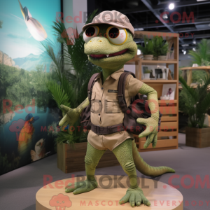 Mascottefiguur van een...