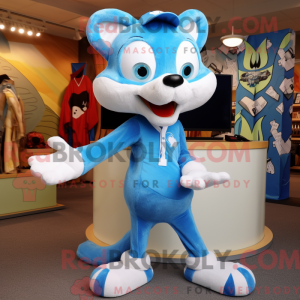 Mascottefiguur van een...