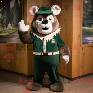 Maskot-karakter av en...