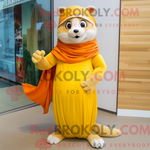 Mascottefiguur van een...