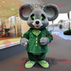 Mascot character of a Green...