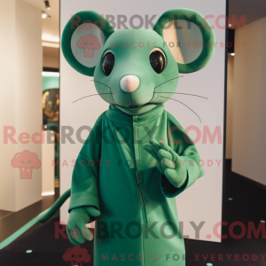 Mascot character of a Green...