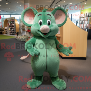 Mascot character of a Green...