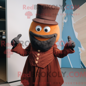 Mascot character of a Rust...
