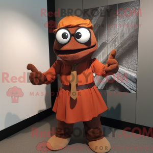 Mascot character of a Rust...