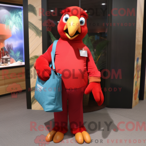Mascot character of a Red...