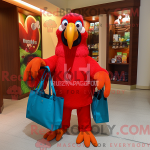 Mascot character of a Red...