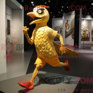 Mascottefiguur van een...