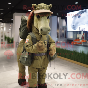 Mascot karakter van een...