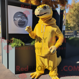 Mascottekarakter van een...