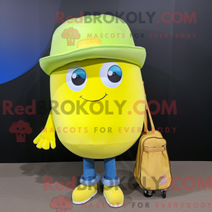 Mascot character of a Lemon...