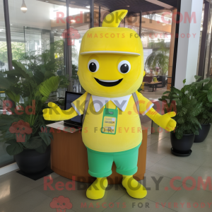 Mascot character of a Lemon...