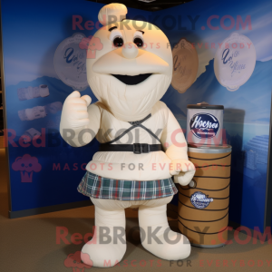 Mascottefiguur van een...