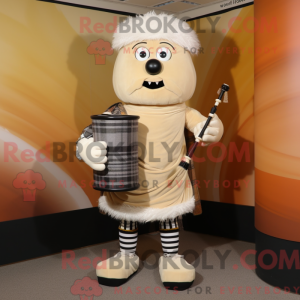 Mascot character of a Cream...