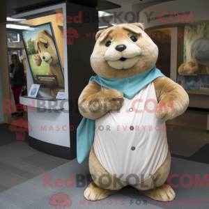 Mascot karakter van een...