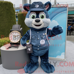Mascot character of a Navy...