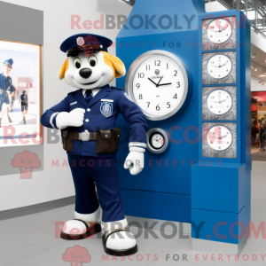Mascot character of a Navy...