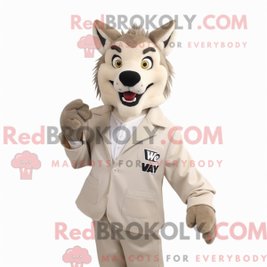 Mascottefiguur van een...