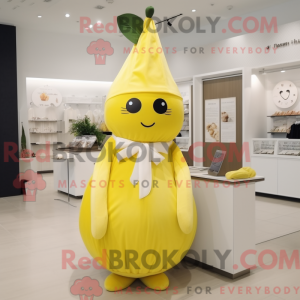 Mascottefiguur van een...