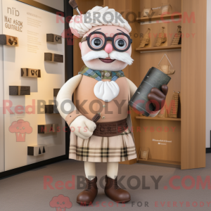 Mascottefiguur van een...