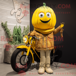 Mascottefiguur van een...