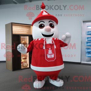 Mascot character of a Red...