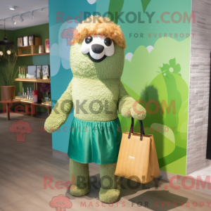 Mascottefiguur van een...