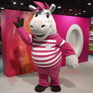 Magenta Quagga maskotdräkt...