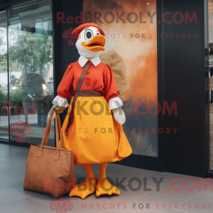 Mascot karakter van een...